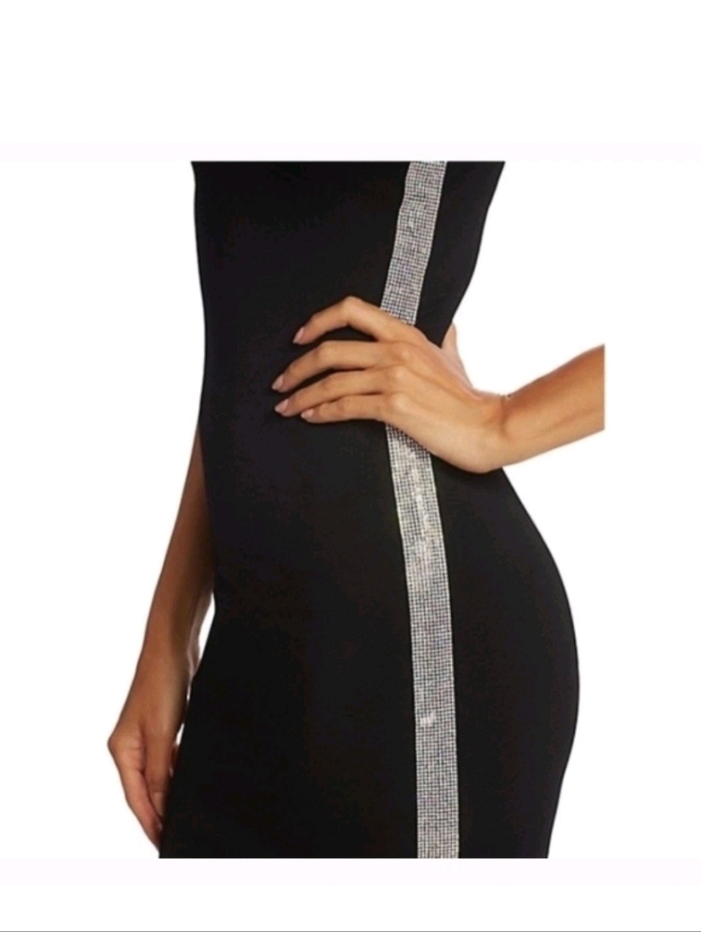Alice + Olivia Noni Embellished Mini Bodycon Dress 2 View 5